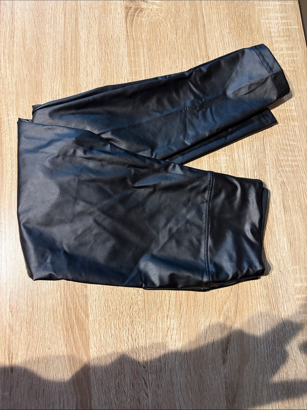Women’s Black Faux Leather Leggings